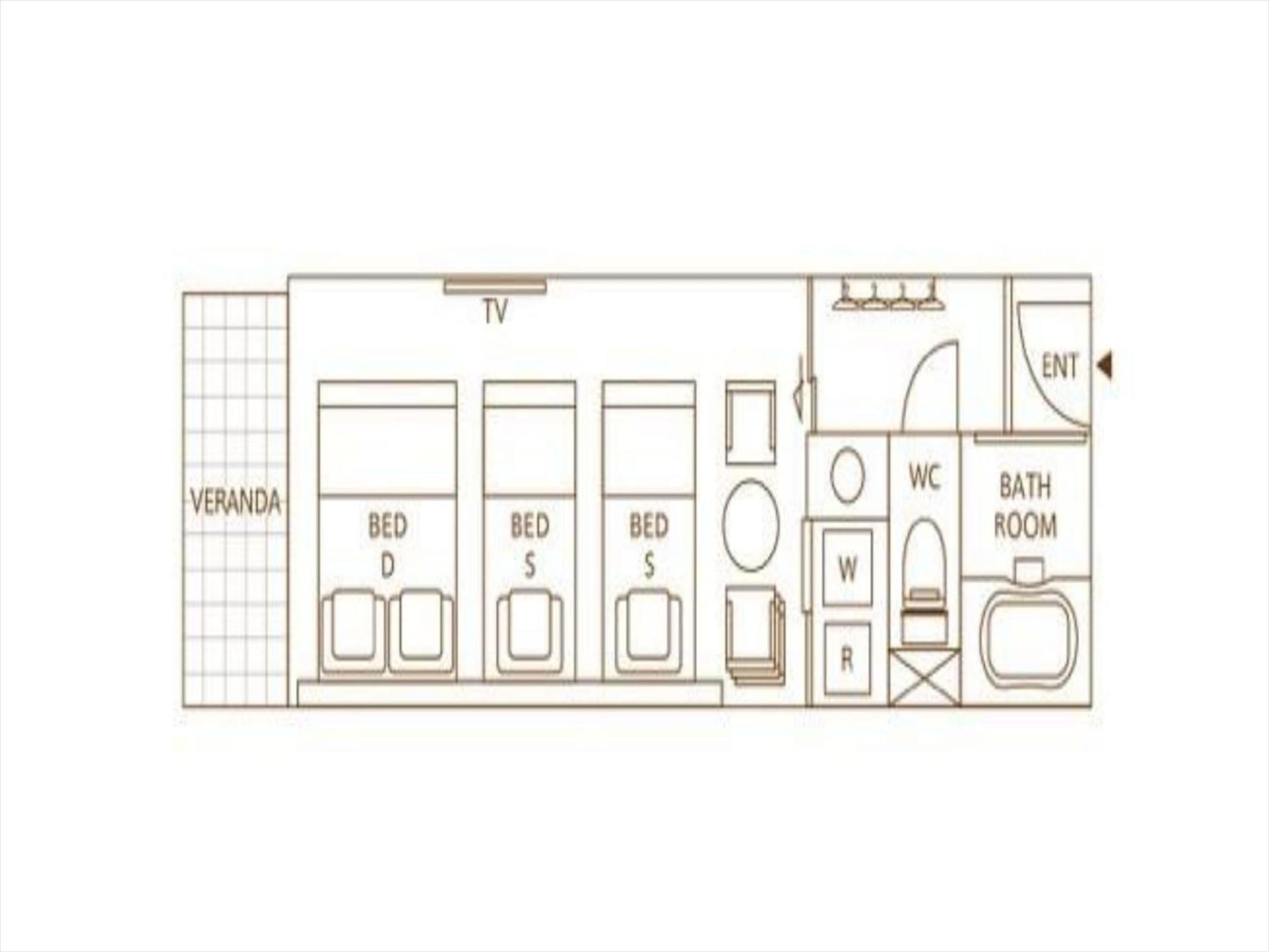 Chung cư studio 20 m² có 1 phòng tắm riêng ở Naha Ngoại thất bức ảnh